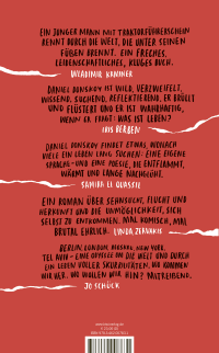 Zusatzmaterial 9783462007831 U4 von Brennen: Roman von Daniel Donskoy