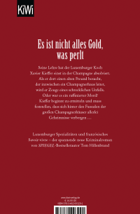 Zusatzmaterial 9783462003291 U4 von Verhängnisvoller Champagner: Ein kulinarischer Krimi von Tom Hillenbrand