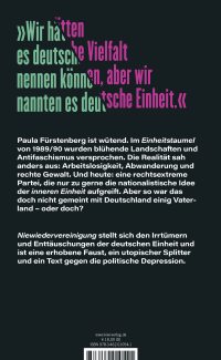 Zusatzmaterial 9783462010541 U4 von Un-Reunification: 100 Zwischenrufe zur deutschen Einheit von Paula Fürstenberg