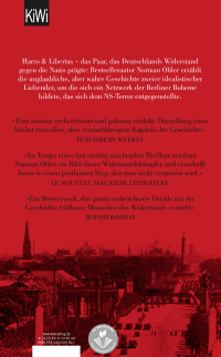 Zusatzmaterial 9783462001501 U4 von Harro und Libertas von Norman Ohler