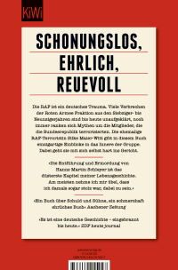 Zusatzmaterial 9783462015027 U4 von "I Thought I‘d Be Dead by Then": Meine Zeit als RAF-Terroristin und mein Leben danach von Silke Maier-Witt
