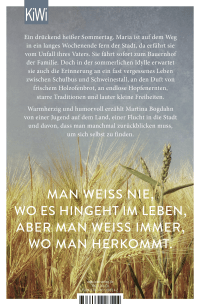 Zusatzmaterial 9783462008142 U4 von Mühlensommer: Roman von Martina Bogdahn