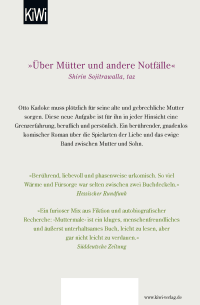 Zusatzmaterial 9783462050707 U4 von Muttermale: Roman von Arnon Grünberg