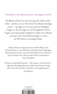 Zusatzmaterial 9783462008494 U4 von Meine Mutter: Roman von Bettina Flitner