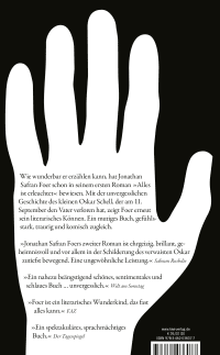 Zusatzmaterial 9783462036077 U4 von Extrem laut und unglaublich nah: Roman von Jonathan Safran Foer