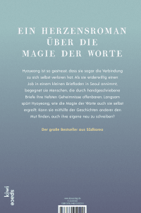 Zusatzmaterial 9783462010220 U4 von Der Briefladen, in dem die Zeit stillstand: Roman von Baek Seungyeon