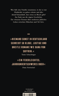 Zusatzmaterial 9783462002973 U4 von Once More from the Top: Roman von Dana von Suffrin