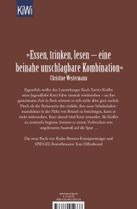 Zusatzmaterial 9783462050738 U4 von Bitter Chocolate (Xavier Kieffer 6): Ein kulinarischer Krimi von Tom Hillenbrand
