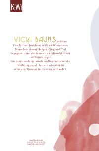 Zusatzmaterial 9783462001327 U4 von Der Weihnachtskarpfen: Erzählungen von Vicki Baum