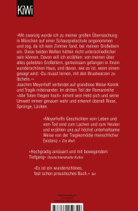 Zusatzmaterial 9783462050349 U4 von Ach, diese Lücke, diese entsetzliche Lücke: Roman. Alle Toten fliegen hoch, Teil 3 von Joachim Meyerhoff