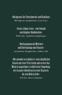 Zusatzmaterial U2 978 3 462 01886 8 von A Catch from Hell (Xavier Kieffer 9): Ein kulinarischer Krimi von Tom Hillenbrand