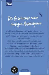 Zusatzmaterial 9783462000634 U4 von Between boule and making beds. My life in a French village: Mein Leben in einem südfranzösischen Dorf von Christine Cazon