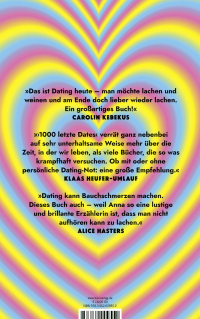 Zusatzmaterial 9783462009552 U4 von 1,000 Last Dates: Wie ich die Liebe suchte & etwas Besseres fand von Anna Dushime