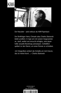 Zusatzmaterial 9783462034301 U4 von Mann mit der Ledertasche: Roman von Charles Bukowski