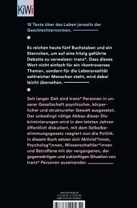Zusatzmaterial 9783462005851 U4 von Simply Self-Determined: Texte zur Lebensrealität jenseits der Geschlechternormen
