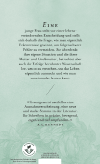 Zusatzmaterial 9783462051728 U4 von Was wir voneinander wissen: Roman von Jessie Greengrass