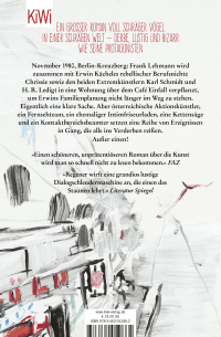 Zusatzmaterial 9783462052862 U4 von Wiener Straße: Roman von Sven Regener