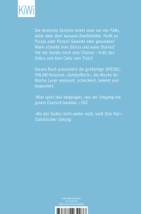 Zusatzmaterial 9783462034486 U4 von Der Dativ ist dem Genitiv sein Tod: Folge 1 von Bastian Sick