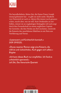 Zusatzmaterial 9783462006698 U4 von Sisi von Karen Duve