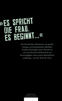 Zusatzmaterial 9783462052305 U4 von Die Geschichte der Frau: Roman von Feridun Zaimoglu