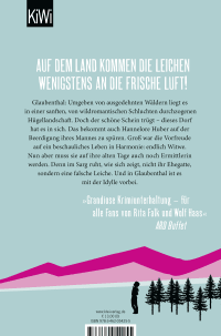 Zusatzmaterial 9783462054255 U4 von Walter Has to Go – Mrs. Huber Investigates (The First Case): Frau Huber ermittelt. Der erste Fall von Thomas Raab