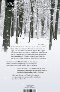 Zusatzmaterial 9783462046823 U4 von Der Schneesturm: Roman von Vladimir Sorokin