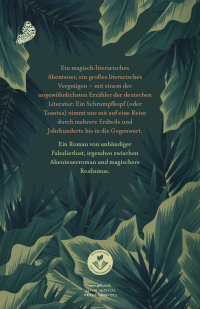 Zusatzmaterial 9783869711775 U4 von Die Tsantsa-Memoiren von Jan Koneffke
