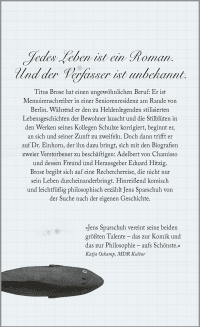Zusatzmaterial 9783462049978 U4 von Das Leben kostet viel Zeit: Roman von Jens Sparschuh