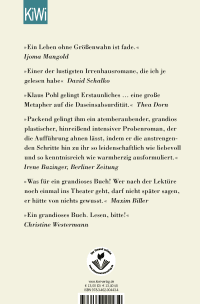 Zusatzmaterial 9783462004434 U4 von Sein oder Nichtsein: Roman von Klaus Pohl