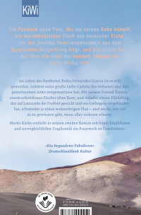 Zusatzmaterial 9783462004410 U4 von Der längste Tag im Leben des Pedro Fernández García: Roman von Moritz Rinke
