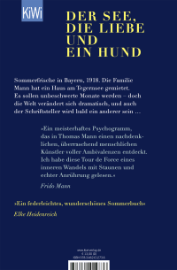 Zusatzmaterial 9783462012736 U4 von Thomas Mann macht Ferien: Ein Sommer am See von Kerstin Holzer