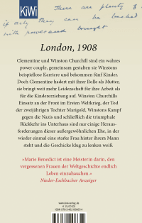 Zusatzmaterial 9783462008654 U4 von Lady Churchill von Marie Benedict