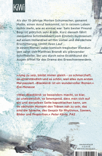 Zusatzmaterial 9783462001426 U4 von Blackbird: Roman von Matthias Brandt