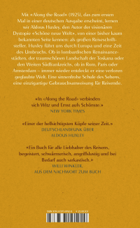 Zusatzmaterial 9783737101929 U4 von Along the Road: Aufzeichnungen eines Reisenden von Aldous Huxley