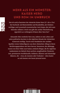 Zusatzmaterial 9783499633799 U4 von Nero: Wahnsinn und Wirklichkeit von Alexander Bätz