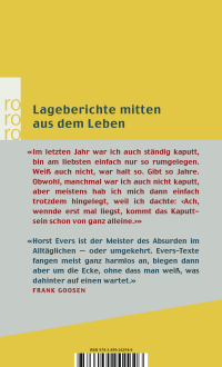 Zusatzmaterial 9783499242946 U4 von Gefühltes Wissen von Horst Evers