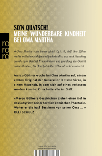 Zusatzmaterial 9783499633836 U4 von Oma Martha & ich von Marco Göllner