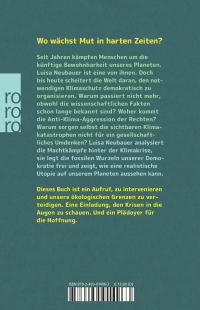 Zusatzmaterial 9783499014963 U4 von Was wäre, wenn wir mutig sind? von Luisa Neubauer