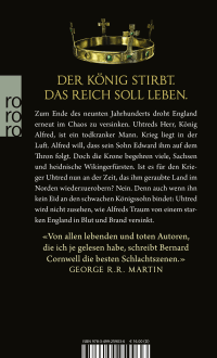 Zusatzmaterial 9783499259036 U4 von Der sterbende König von Bernard Cornwell