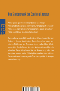Zusatzmaterial 9783499627132 U4 von COACHING – Achieving Goals Together von Maren Fischer-Epe