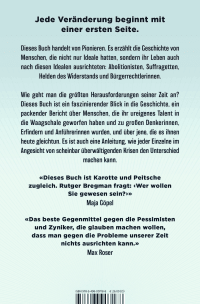 Zusatzmaterial 9783498007188 U4 von Moralische Ambition: Wie man aufhört, sein Talent zu vergeuden, und etwas schafft, das wirklich zählt von Rutger Bregman