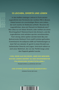 Zusatzmaterial 9783499290435 U4 von Die jungen Bestien von Davide Longo