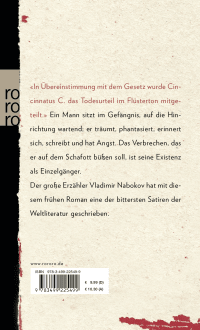 Zusatzmaterial 9783499225499 U4 von Einladung zur Enthauptung von Vladimir Nabokov