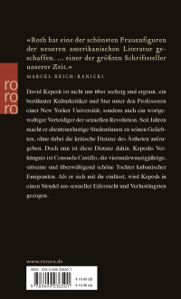 Zusatzmaterial 9783499236501 U4 von Das sterbende Tier von Philip Roth