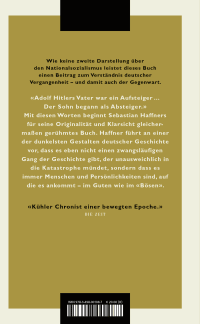 Zusatzmaterial 9783498001087 U4 von Anmerkungen zu Hitler von Sebastian Haffner