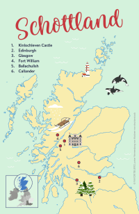 Zusatzmaterial U2 978 3 499 00977 8 von Das kleine Schloss in Schottland von Julie Caplin
