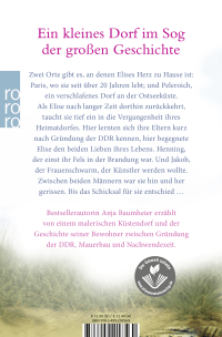 Zusatzmaterial 9783499218569 U4 von Kastanienjahre von Anja Baumheier