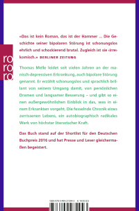 Zusatzmaterial 9783499272943 U4 von Die Welt im Rücken von Thomas Melle