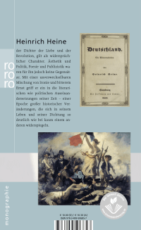 Zusatzmaterial 9783499506857 U4 von Heinrich Heine von Christian Liedtke