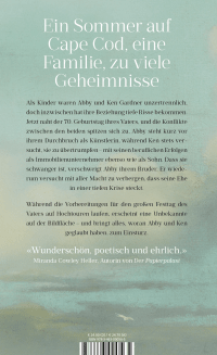 Zusatzmaterial 9783463000565 U4 von Das Sommerfest von Adrienne Brodeur